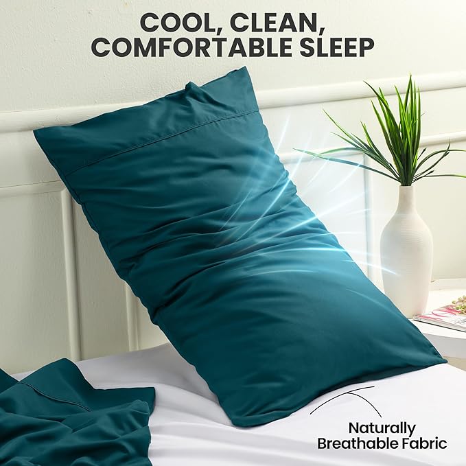 Microfiber Pillowcase Set - Queen - 20 x 30 in - 2 Pack