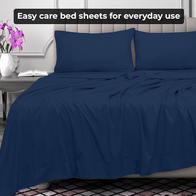 Microfiber Flat Sheet - California King - 2 Pack