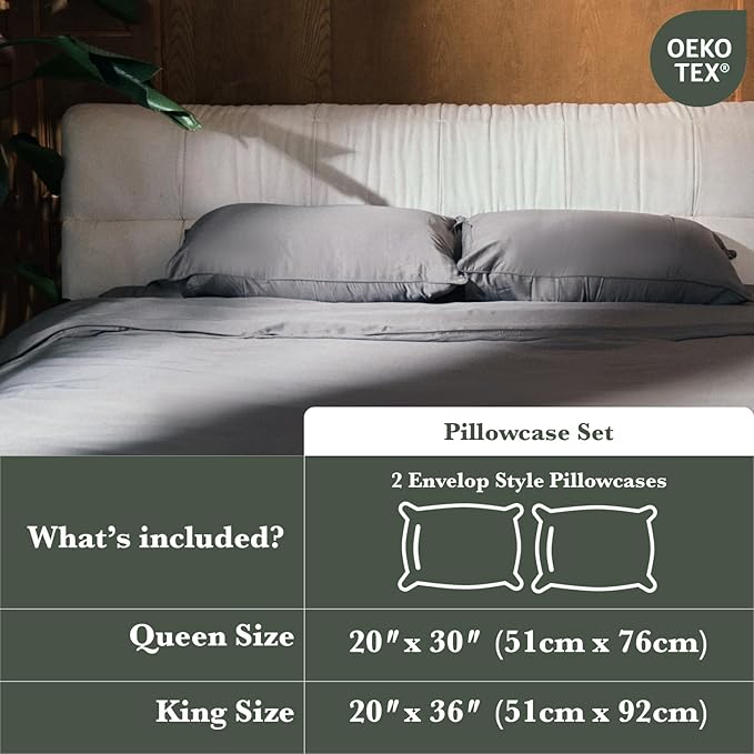 Cooling Pillowcase Set - King