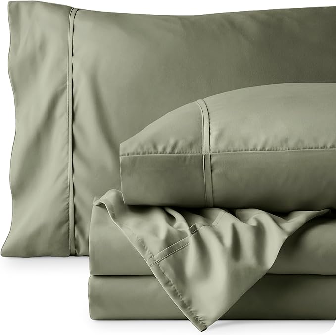 Microfiber Bed Sheet Set - Queen - 4 Piece