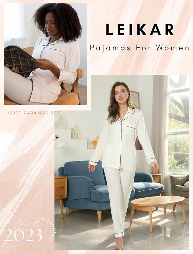 Women's Pants Pajama Set - Long Sleeve - 2 Piece