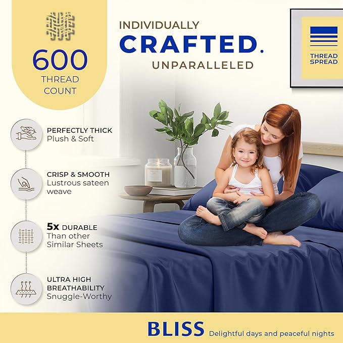 Cooling Bed Sheet Set - King - 16 in Deep Pocket - 4 Piece