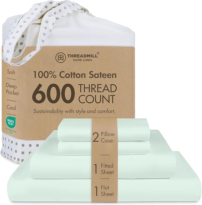 Cooling Bed Sheet Set - Queen - 4 Piece
