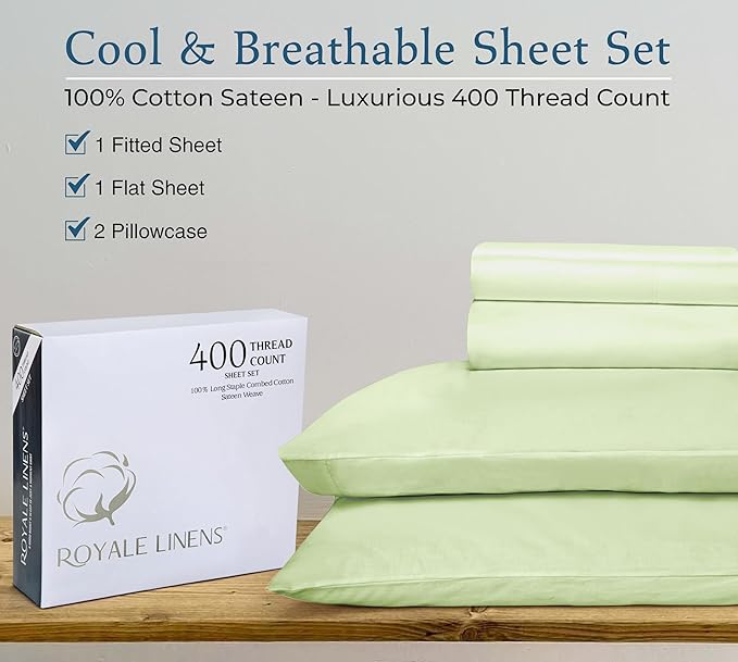 Cooling Bed Sheet Set - King - 4 Piece