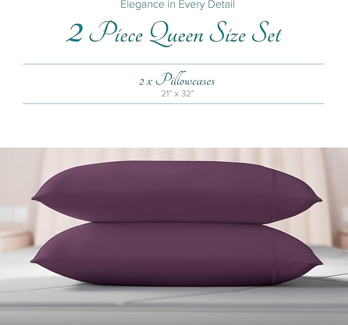 Linen Cooling Pillowcase Set - Queen - 2 Piece