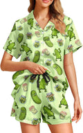 Women's Pajama Set - Short Sleeve - 2 Piece
