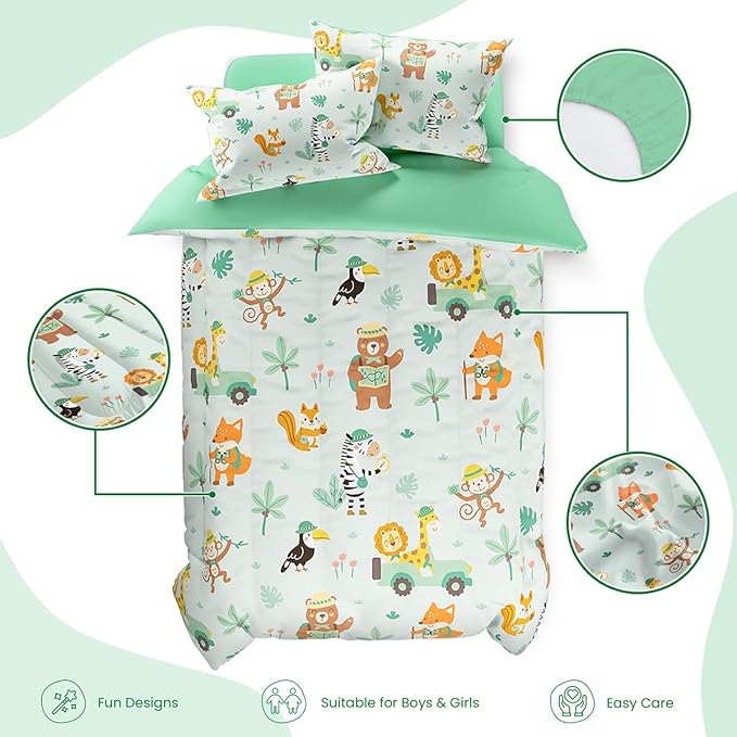 Microfiber Comforter Set - Full - 98 x 86 in - 4 Piece