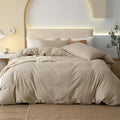 Linen Duvet Cover Set - Full - 80 x 90 in - 3 Piece
