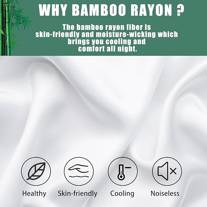 Bamboo Cooling Pillowcase - 20 x 54 in