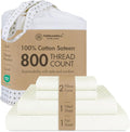 100% Cotton Bed Sheet Set - King - 4 Piece