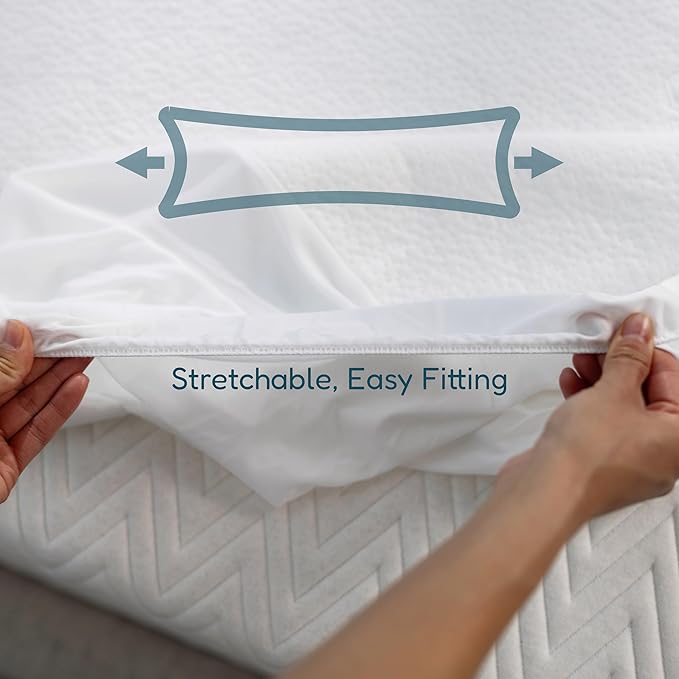 Bamboo Waterproof Mattress Protector - Queen