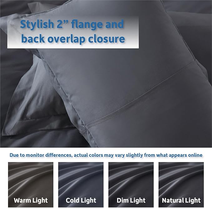 Duvet Cover Set - King - 104 x 90 in - 3 Piece