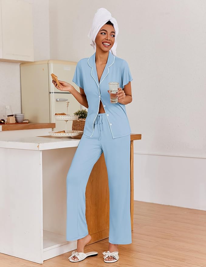 Women's Pants Pajama Set - 2 Piece