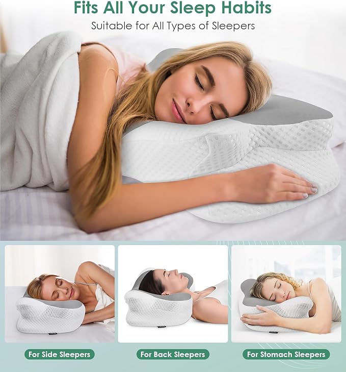 Memory Foam Cooling Bed Pillow