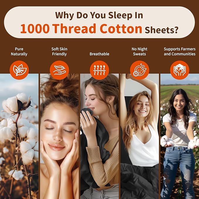 Bed Sheet Set - Queen - 16 in Deep Pocket - 4 Piece