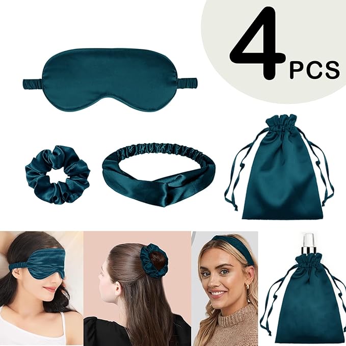 Satin Sleep Mask - 4 Piece
