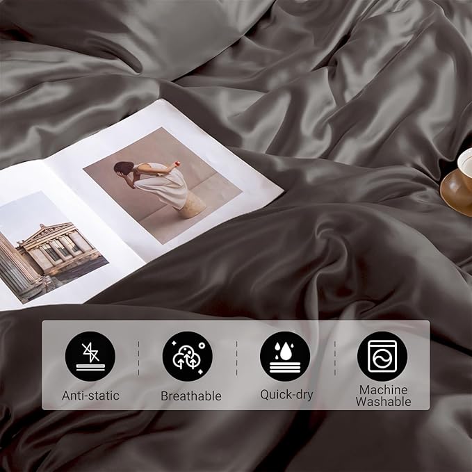 Mulberry Silk Cooling Duvet Cover - King