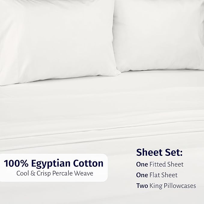 Bed Sheet Set - King - 4 Piece