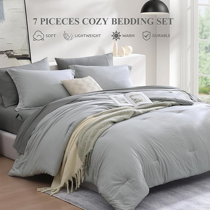 Comforter Set - Queen - 7 Piece