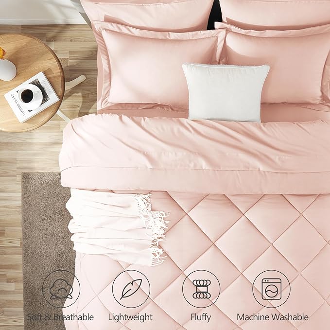 Down Alternative Comforter Set - Full - 7 Piece