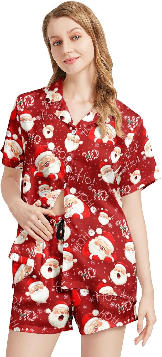 Women's Pajama Set - Short Sleeve - 2 Piece