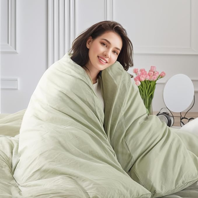 Linen Duvet Cover Set - Queen - 3 Piece