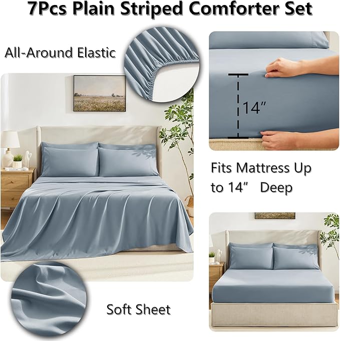Comforter Set - Full - 7 Piece