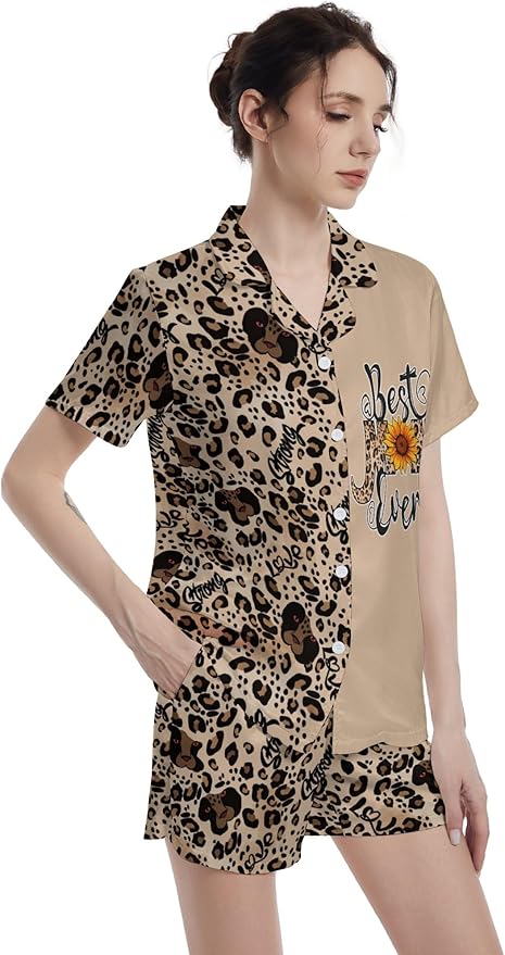 Women's Pajama Set - Short Sleeve - 2 Piece