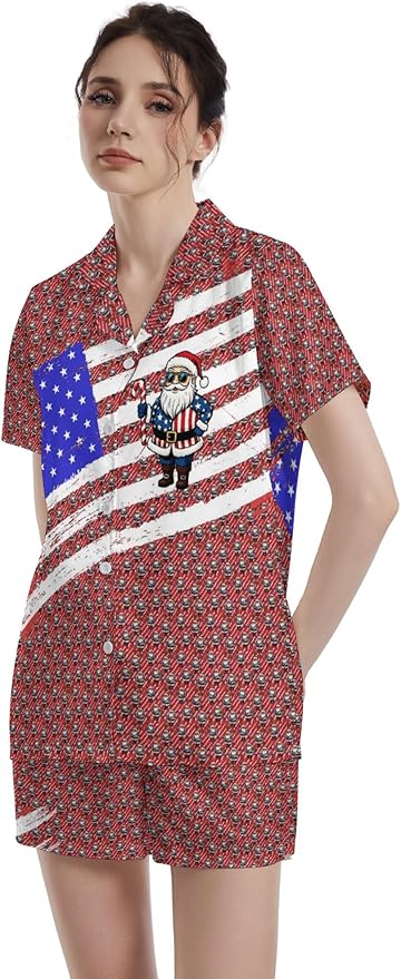Women's Pajama Set - Short Sleeve - 2 Piece