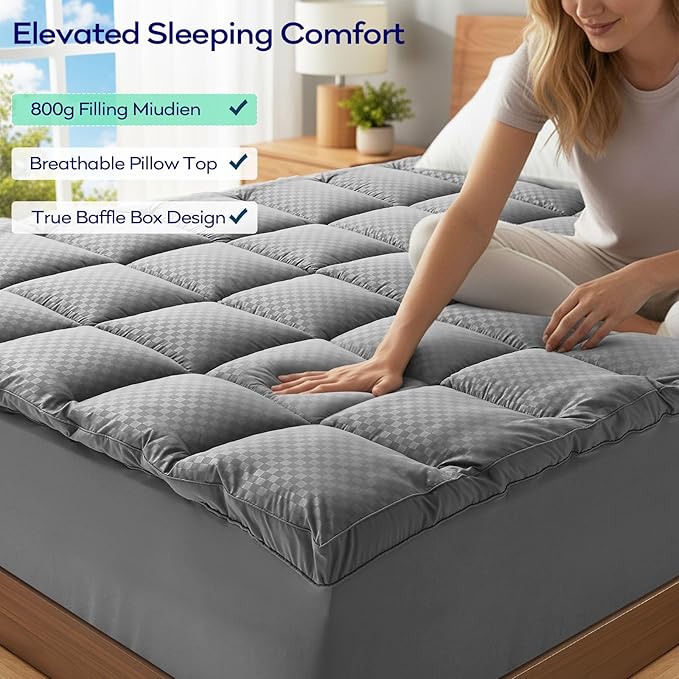 Memory Foam Cooling Mattress Topper - Twin XL