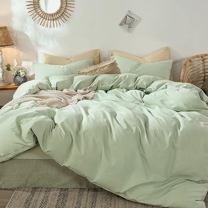 Linen Duvet Cover Set - Queen