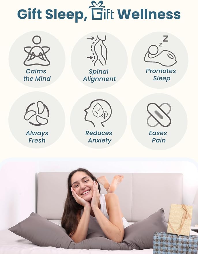 Bamboo Weighted Body Pillow - Full