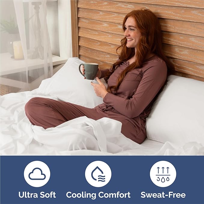 Cooling Bed Sheet Set - King - 4 Piece