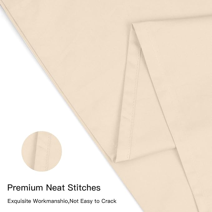 100% Cotton Pillowcase Set - Queen - 20 x 30 in - 2 Piece