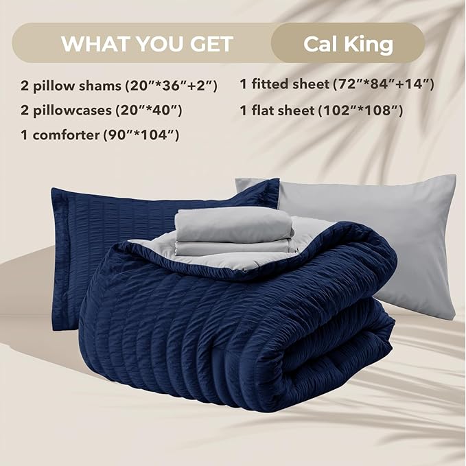 Comforter Set - California King - 7 Piece