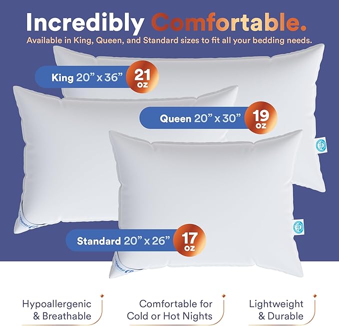 Bed Pillow - Queen