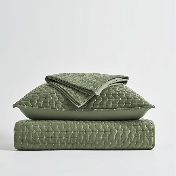 Velvet Quilt Set - King - 3 Piece