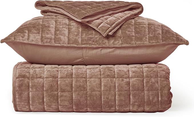 Velvet Quilt Set - Queen