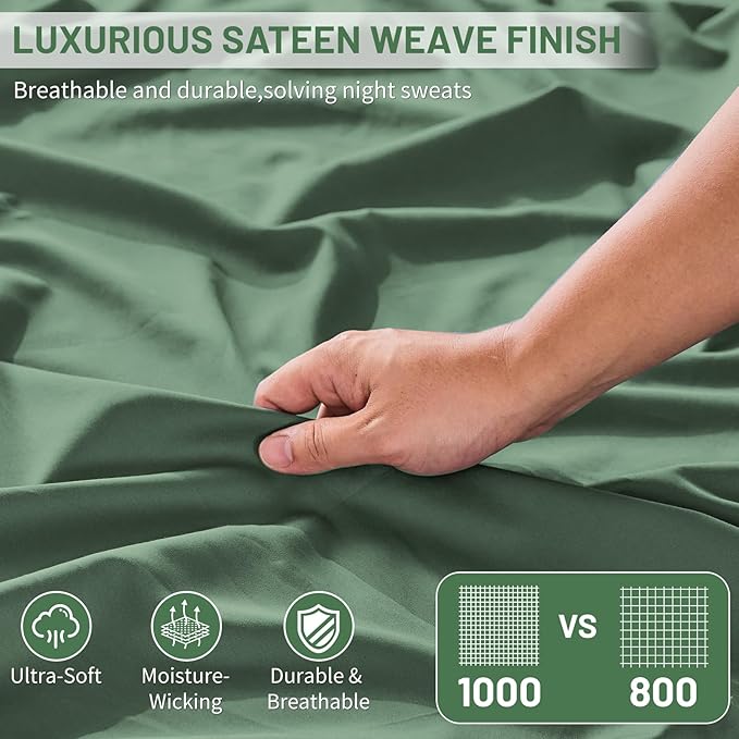 Bed Sheet Set - King - 16 in Deep Pocket - 4 Piece
