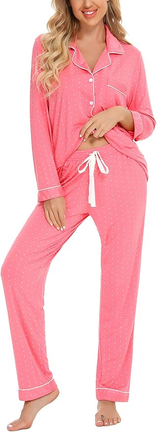Women's Pants Pajama Set - Long Sleeve - 2 Piece