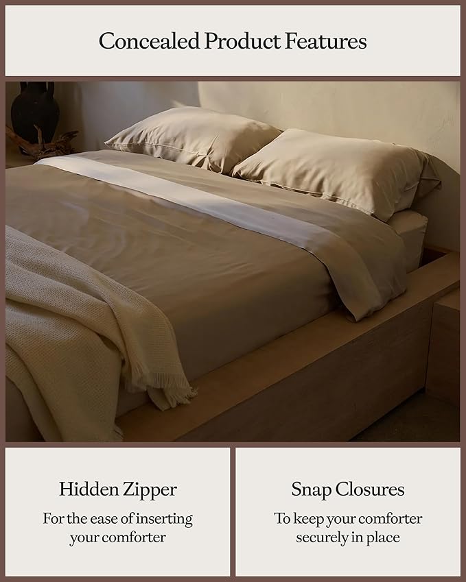 Bamboo Cooling Duvet Cover - Queen