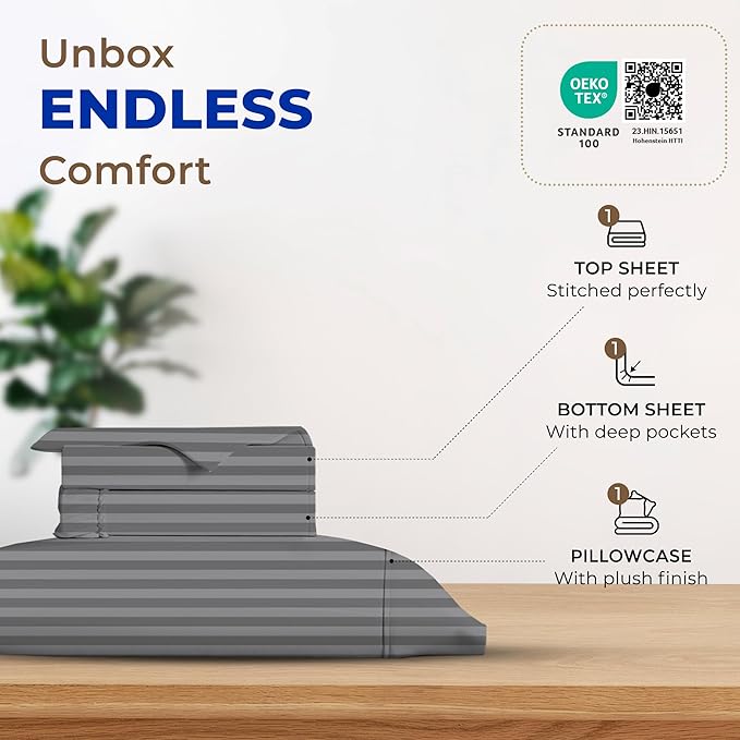 Bed Sheet Set - Twin XL - 3 Piece
