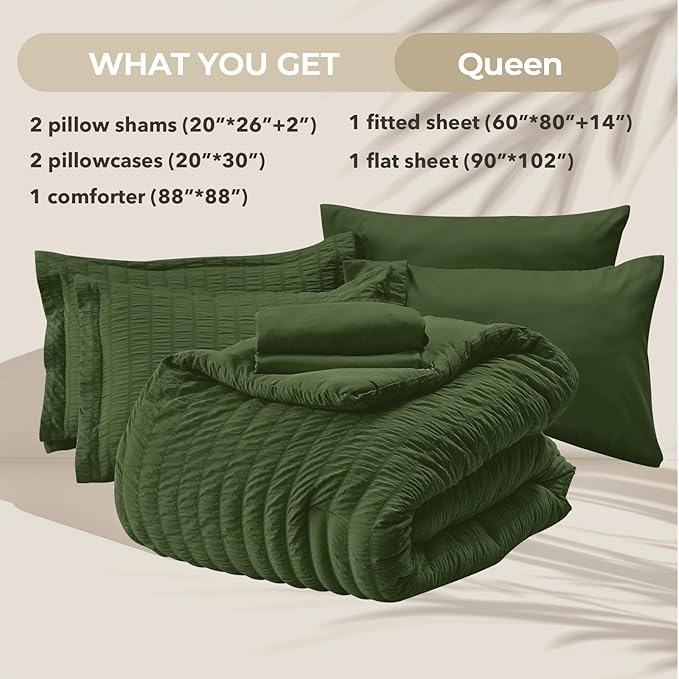 Comforter Set - Queen - 7 Piece