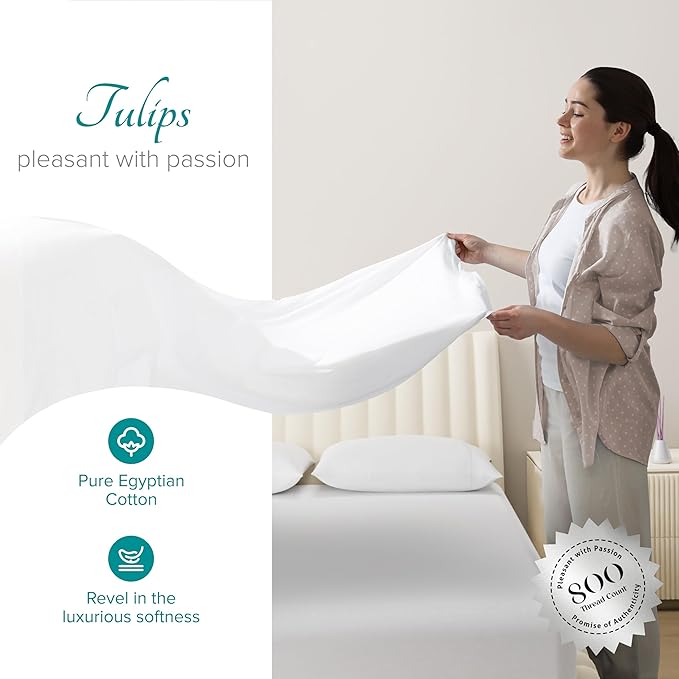 Linen Cooling Bed Sheet Set - Queen - 16 in Deep Pocket - 6 Piece