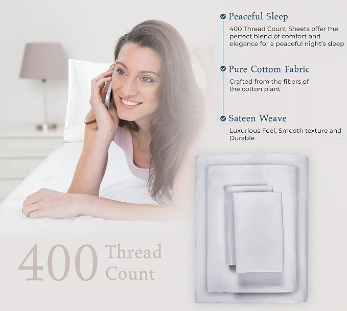 Cooling Bed Sheet Set - Full - 4 Piece
