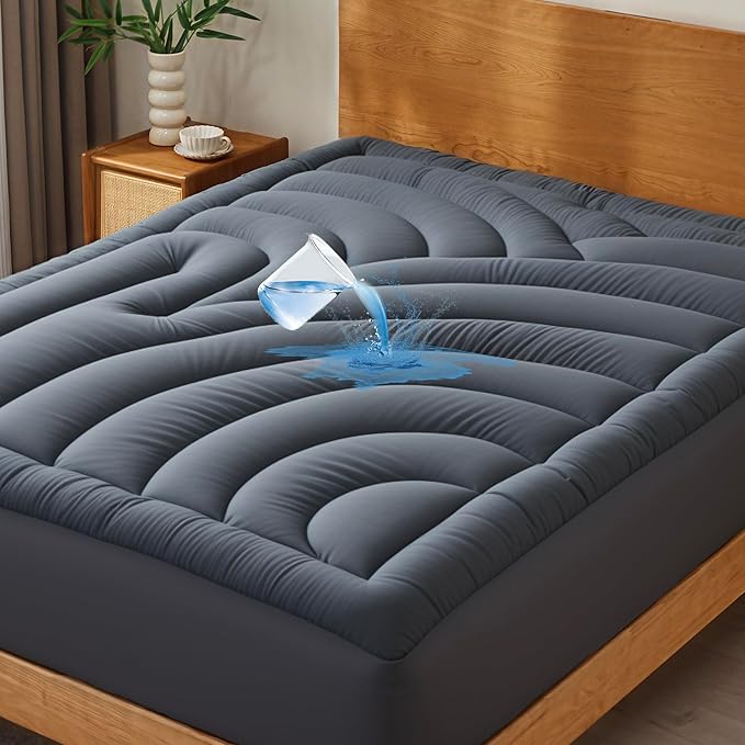 Waterproof Mattress Pad - California King - 21 in Deep Pocket