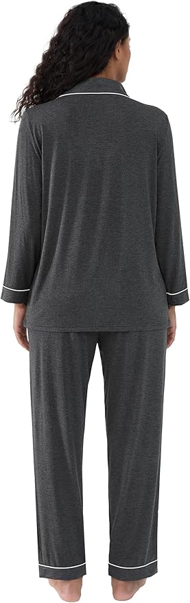 Women's Bamboo Cooling Pajama Set - Long Sleeve