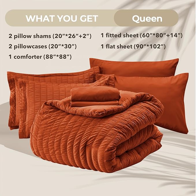 Comforter Set - Queen - 7 Piece