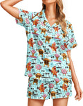 Women's Pajama Set - Short Sleeve - 2 Piece