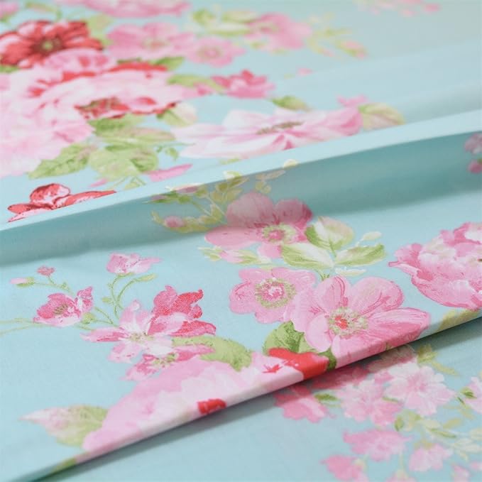 100% Cotton Bed Sheet Set - Queen - 4 Piece